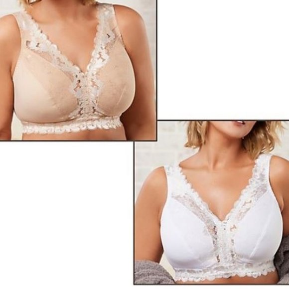 Breezies Other - Breezies Set of 2 Soft Support Wirefree Bras